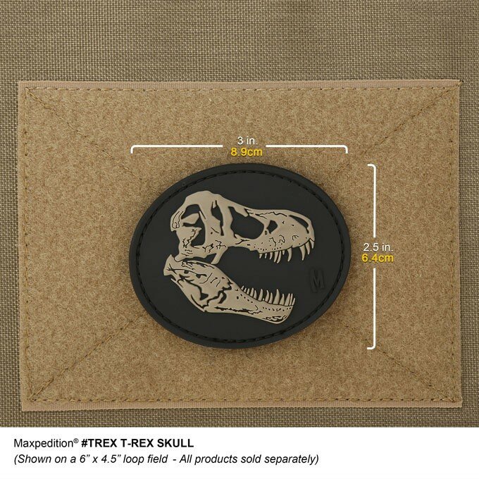 Maxpedition - Badge T-Rex Skull - Swat