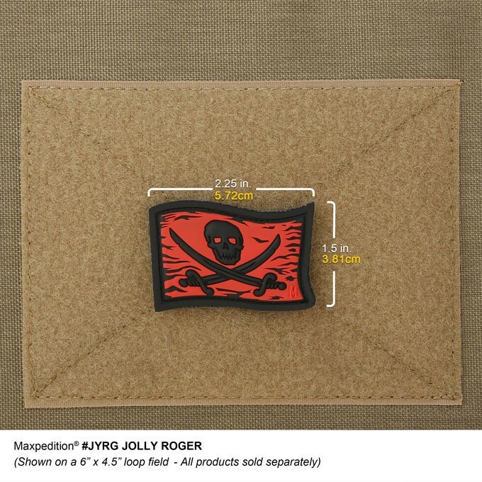 Maxpedition - Badge Jolly Roger - Stealth