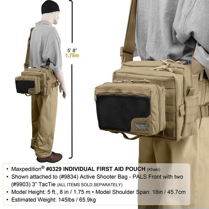 Maxpedition Individual First Aid pouch - Zwart