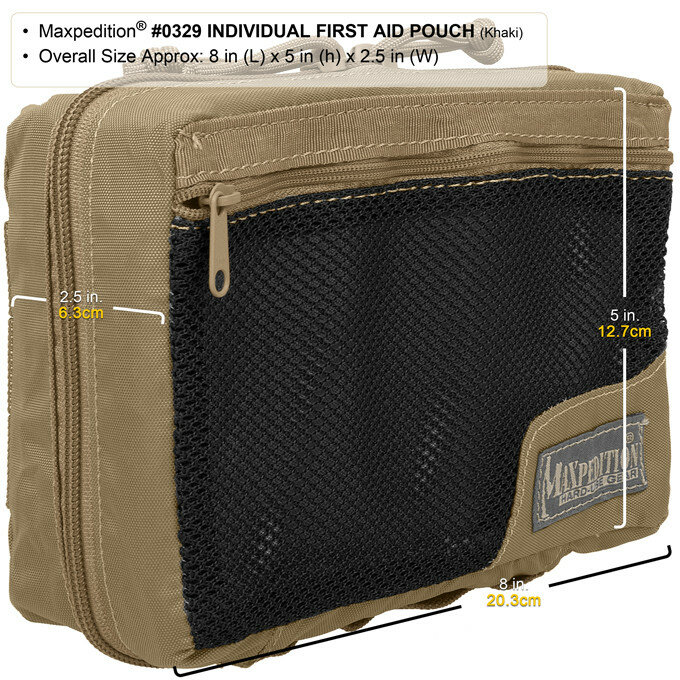 Maxpedition Individual First Aid pouch - Zwart