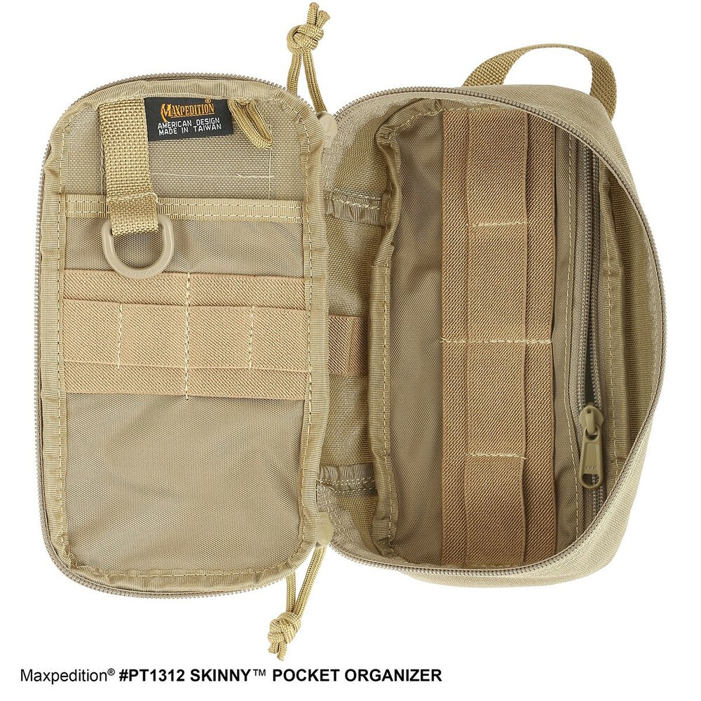 Maxpedition - Skinny pocket organizer zwart