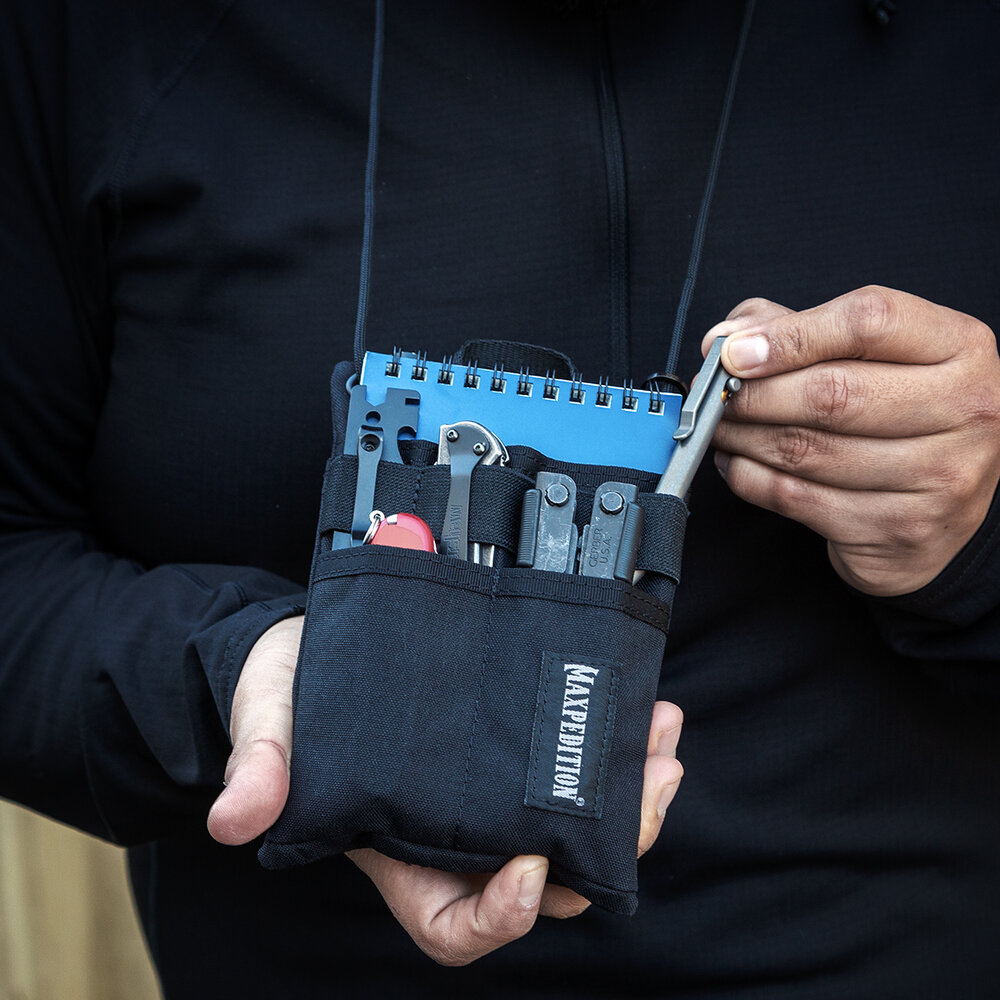 Platy Pocket Organizer 5&quot; x 7&quot; zwart
