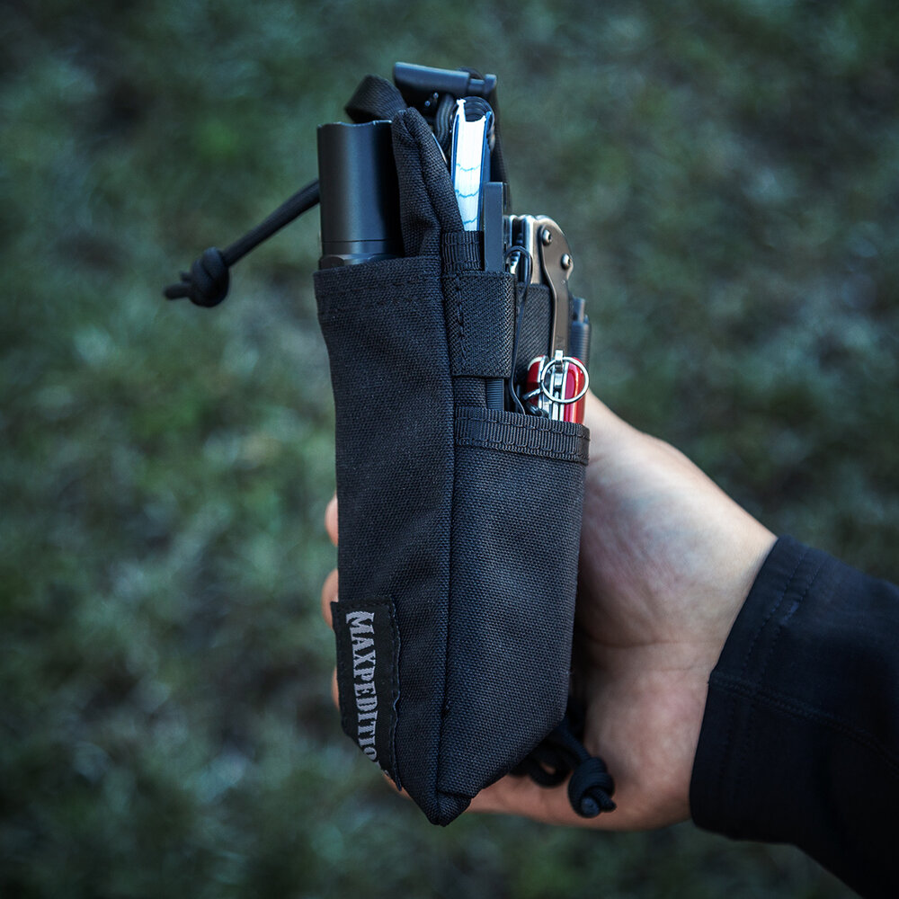 Platy Pocket Organizer 5&quot; x 7&quot; zwart