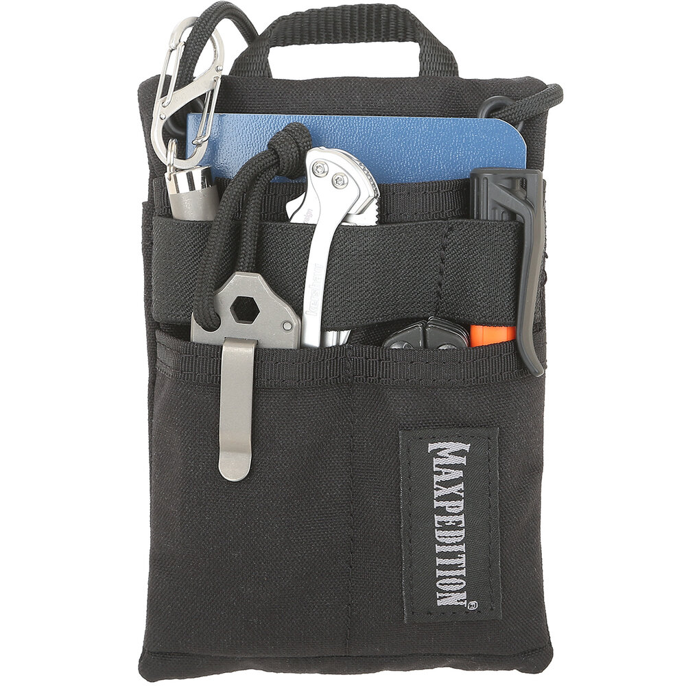 Platy Pocket Organizer 4&quot; x 6&quot; zwart