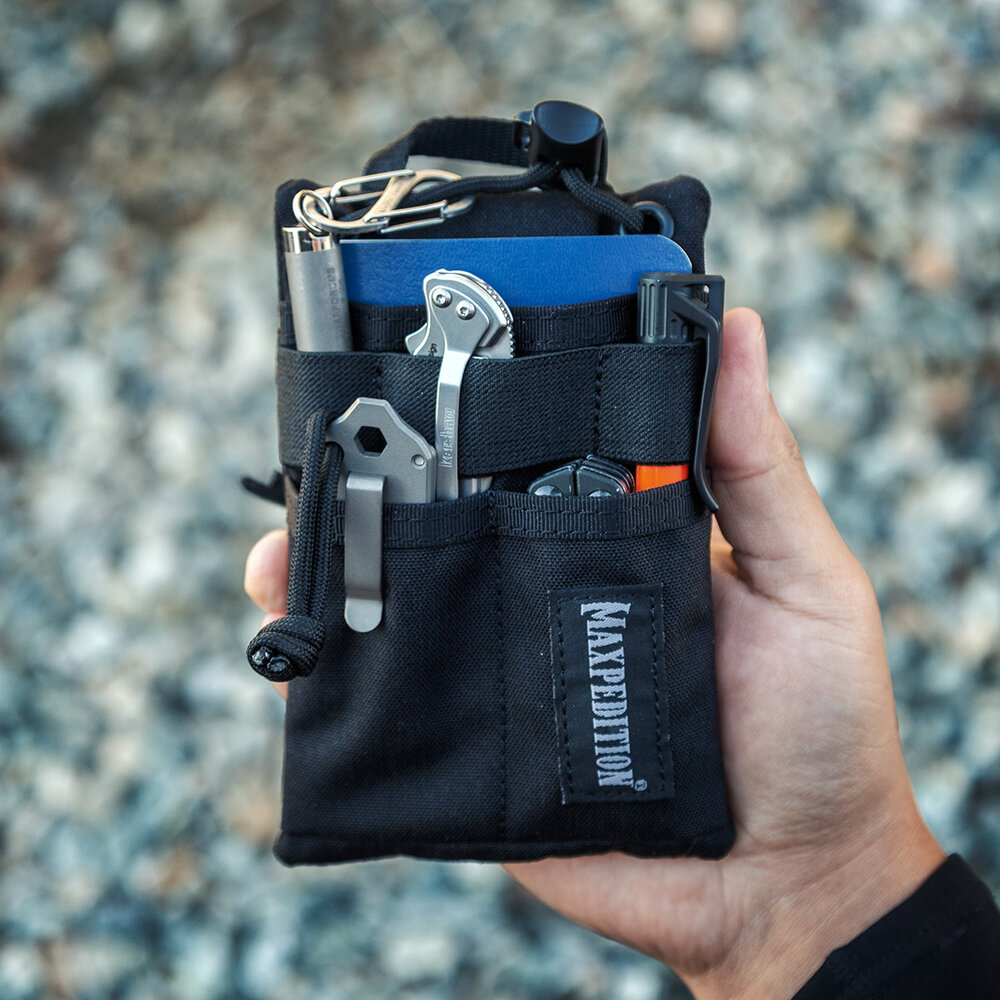 Platy Pocket Organizer 4&quot; x 6&quot; zwart