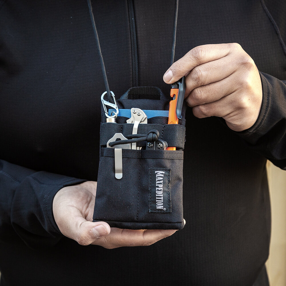 Platy Pocket Organizer 4&quot; x 6&quot; zwart