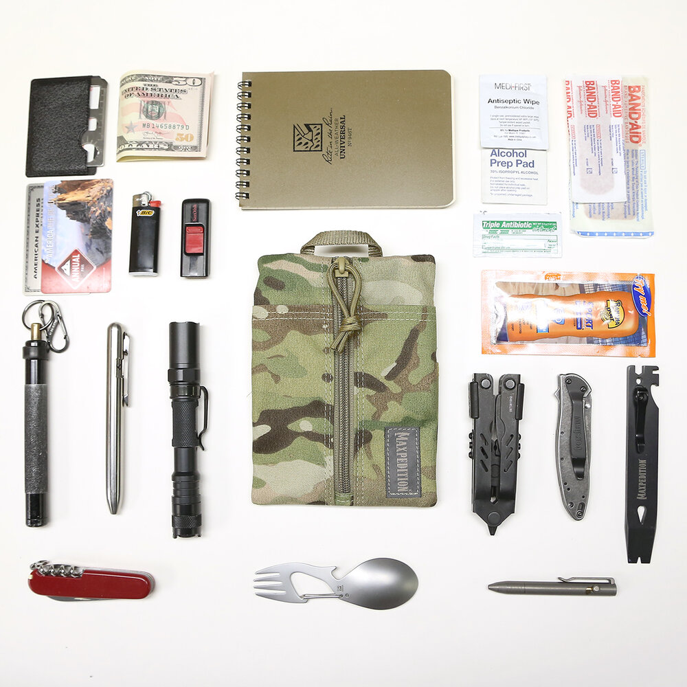 Platy Pocket Organizer 5" x 7" camo