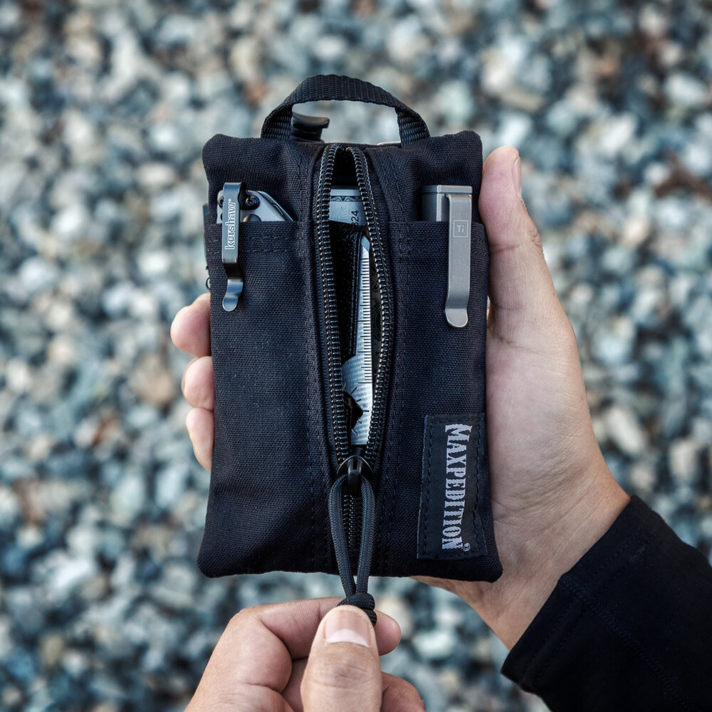 Platy Pocket Organizer 4" x 6" zwart