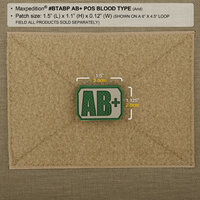 Maxpedition - Bloedgroep - AB+ (Arid)
