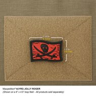 Maxpedition - Badge Jolly Roger - Full Color