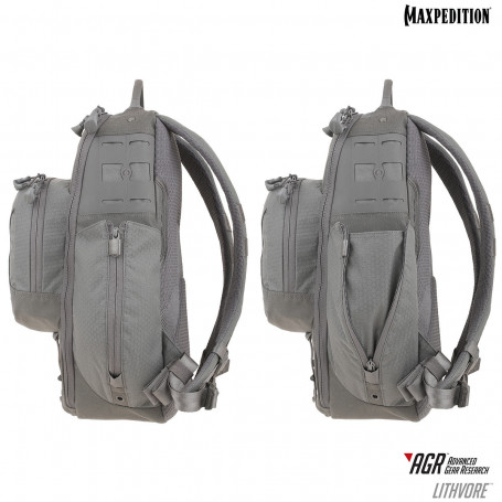 Maxpedition AGR Lithvore Backpack Hex Ripstop Nylon Tactical Gear Rucksack Grey 