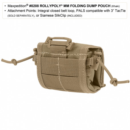 Maxpedition 0208G Rollypoly Folding Dump Pouch Green 